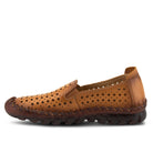 L'Artiste L'ARTISTE SMOOSHIETOO SLIP-ON SHOE shoe in camel with handcrafted leather design