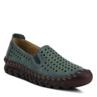 L'Artiste L'ARTISTE SMOOSHIETOO SLIP-ON SHOE shoe in camel with handcrafted leather design