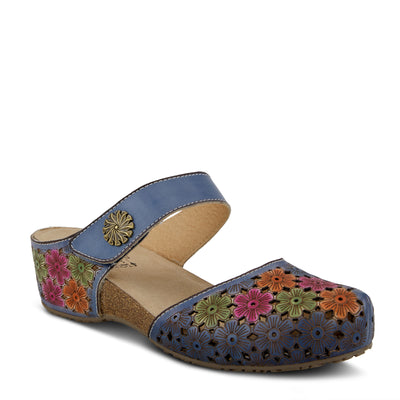 L`Artiste by Spring Step Quarter Strap Sandal Vienrose Fleur Yellow