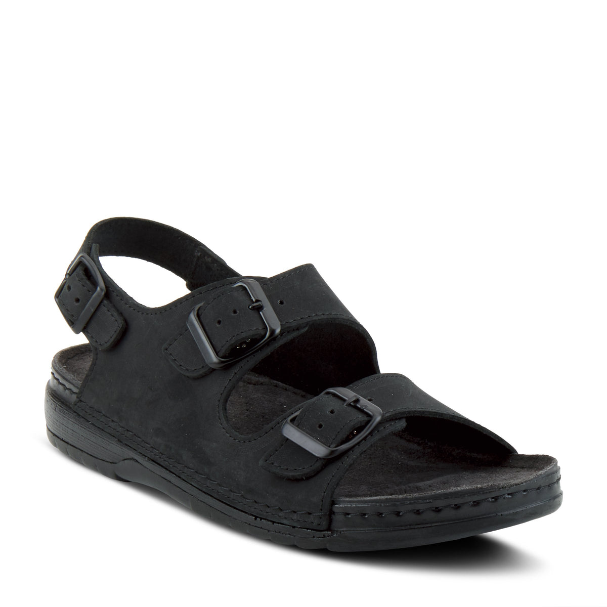 Spring Step SPRING STEP MEN SPIRO MEN'S SANDAL sandal in chocolate nubuck with comfortable everyday design