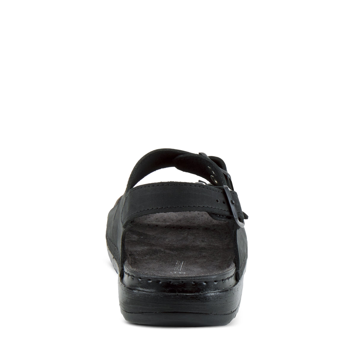 Spring Step SPRING STEP MEN SPIRO MEN'S SANDAL sandal in black nubuck with comfortable everyday design
