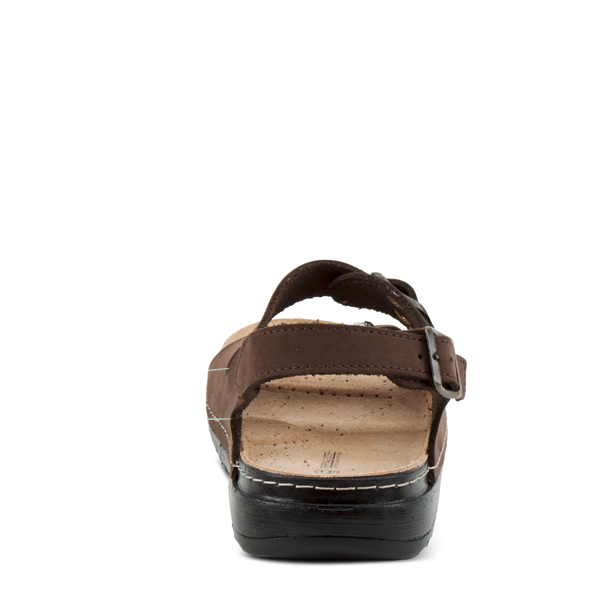 Spring Step SPRING STEP MEN SPIRO MEN'S SANDAL sandal in chocolate nubuck with comfortable everyday design