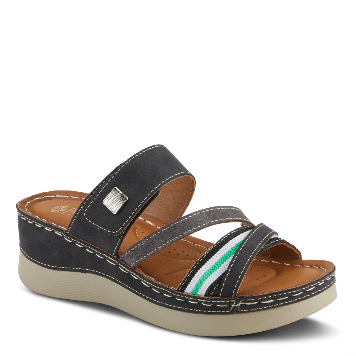 Patrizia PATRIZIA SUDE SANDALS sandal in black multi with stylish fashion design