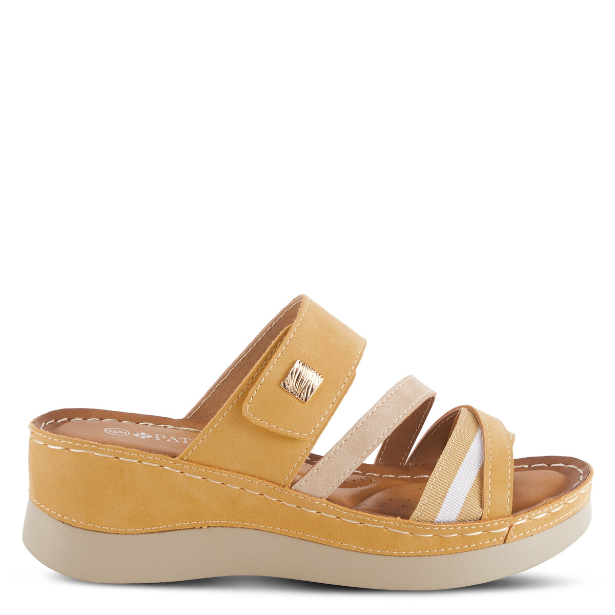Patrizia PATRIZIA SUDE SANDALS sandal in tan multi with stylish fashion design