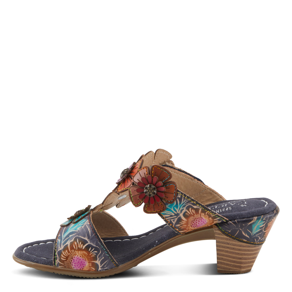 L'Artiste L'ARTISTE SUMMERFUN SANDALS sandal in tan multi with handcrafted leather design