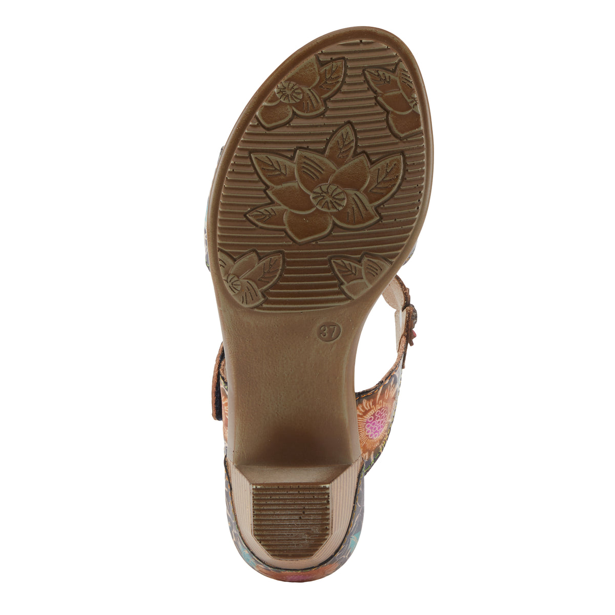 L'Artiste L'ARTISTE SUMMERFUN SANDALS sandal in navy multi with handcrafted leather design