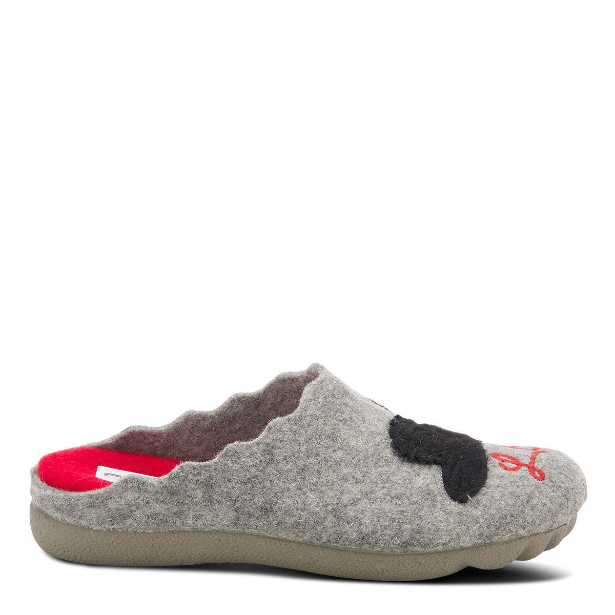 Flexus FLEXUS SWANLOVE SLIPPER comfort shoe in grey with flexible sole