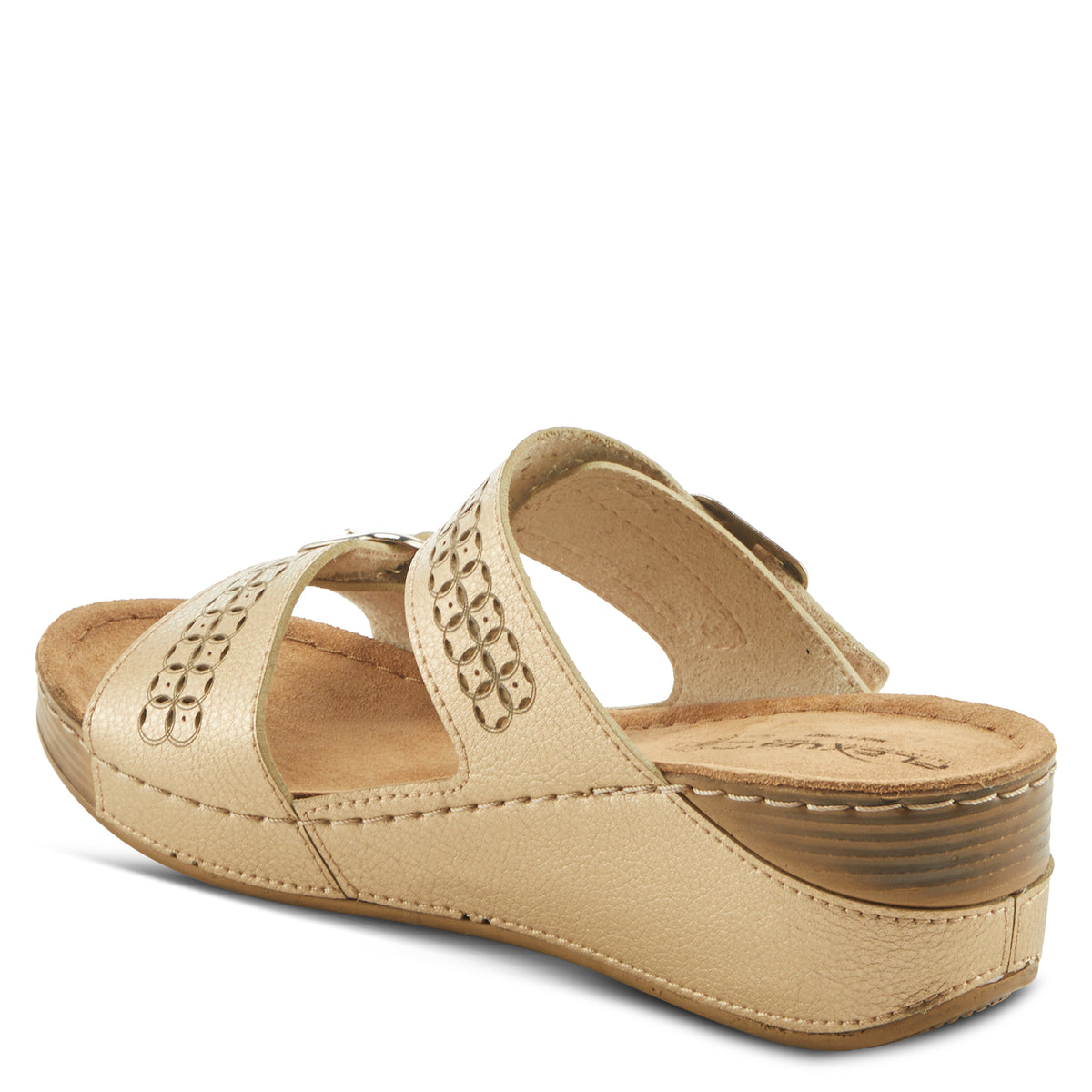 Flexus FLEXUS THRUME SLIDE SANDALS sandal in black with flexible sole
