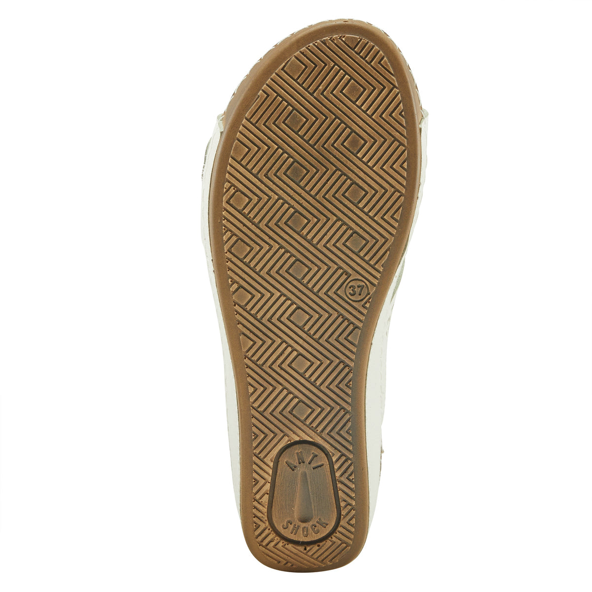 Flexus FLEXUS THRUME SLIDE SANDALS sandal in white with flexible sole