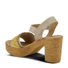Spring Step SPRING STEP TIADA SANDAL sandal in beige multi with comfortable everyday design