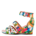 L'Artiste L'ARTISTE TIFFANITA SANDALS sandal in turquoise multi with handcrafted leather design