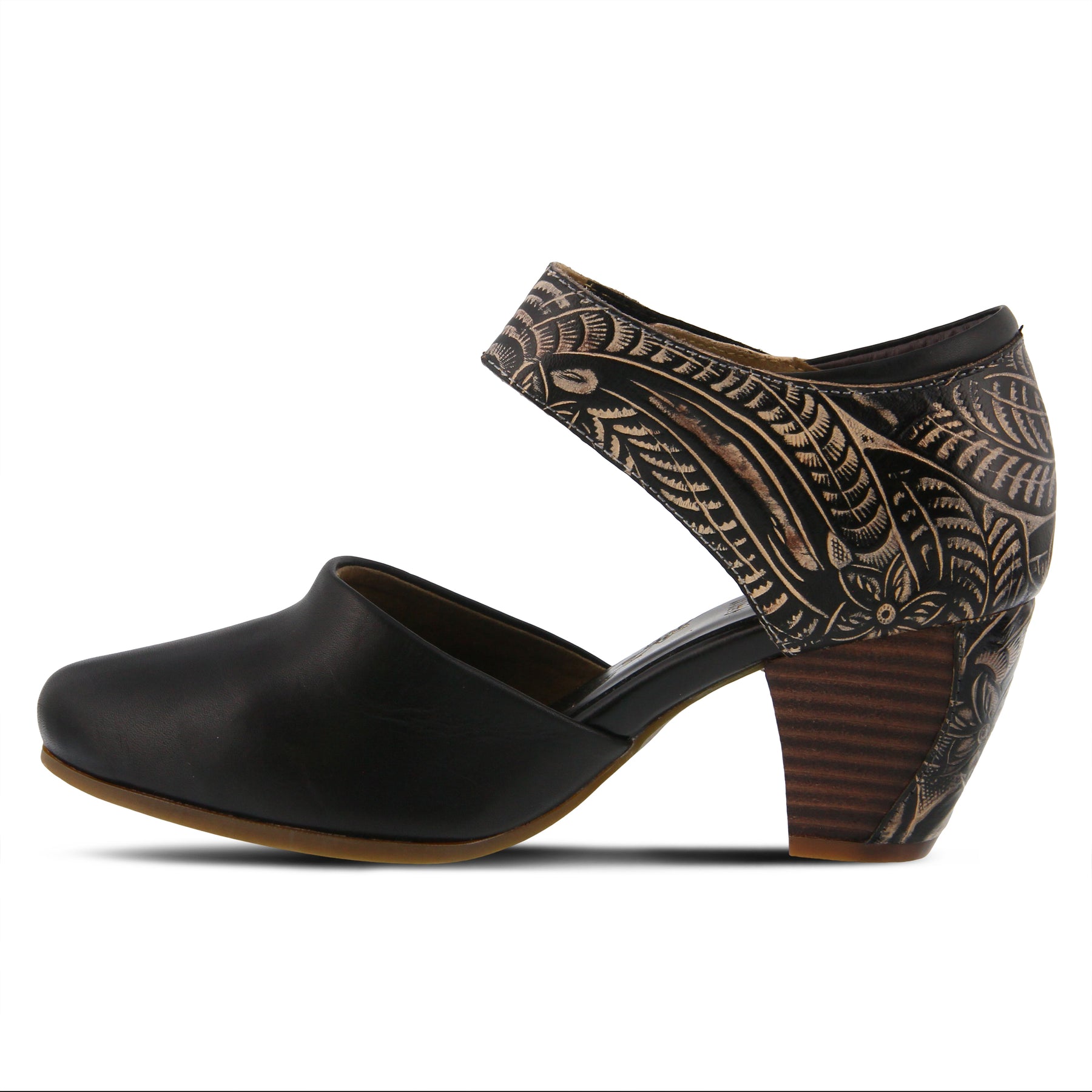 L'artiste Toolie Shoes | Leather-Wrapped Heel | Spring Step Shoes