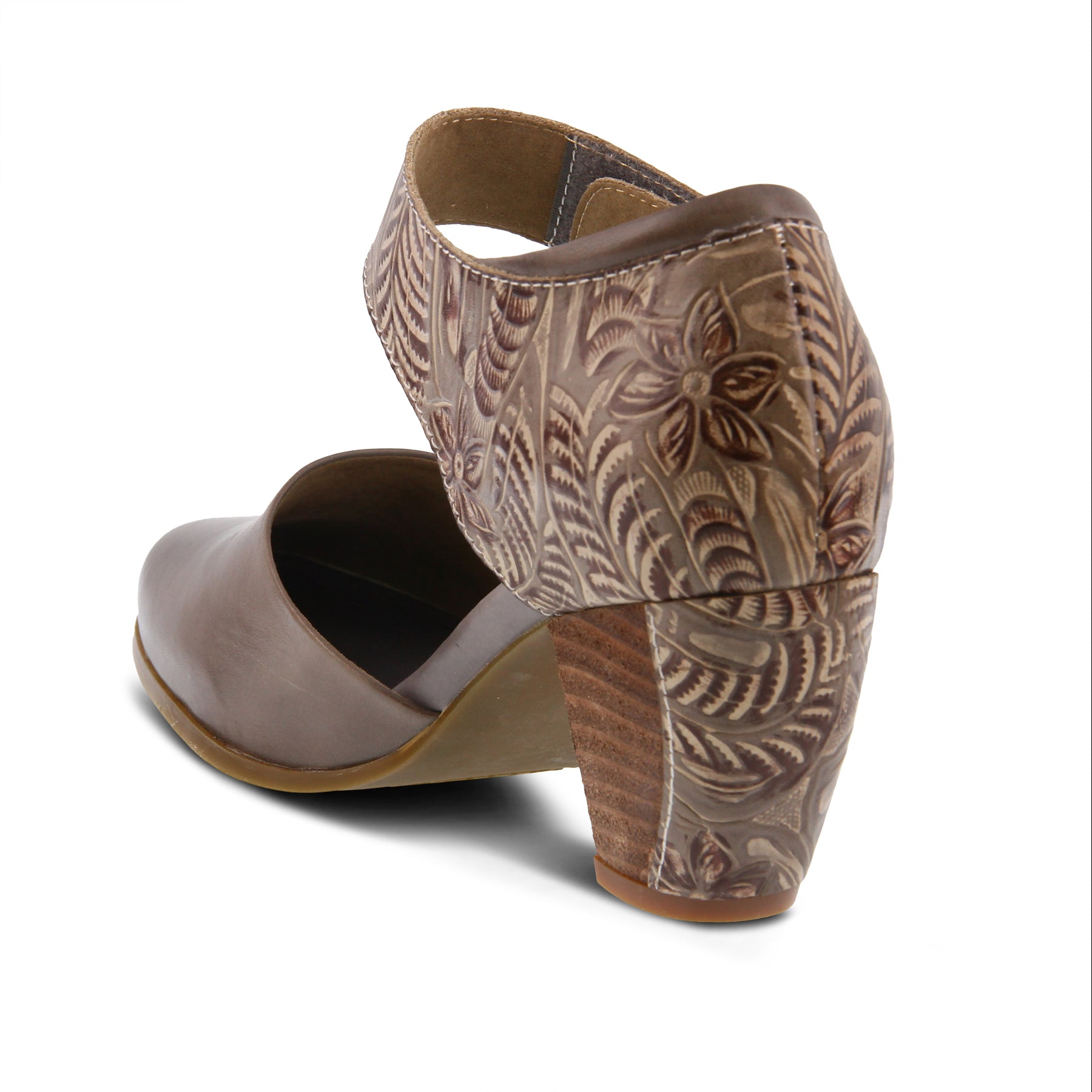 L'artiste Toolie Shoes | Leather-Wrapped Heel | Spring Step Shoes