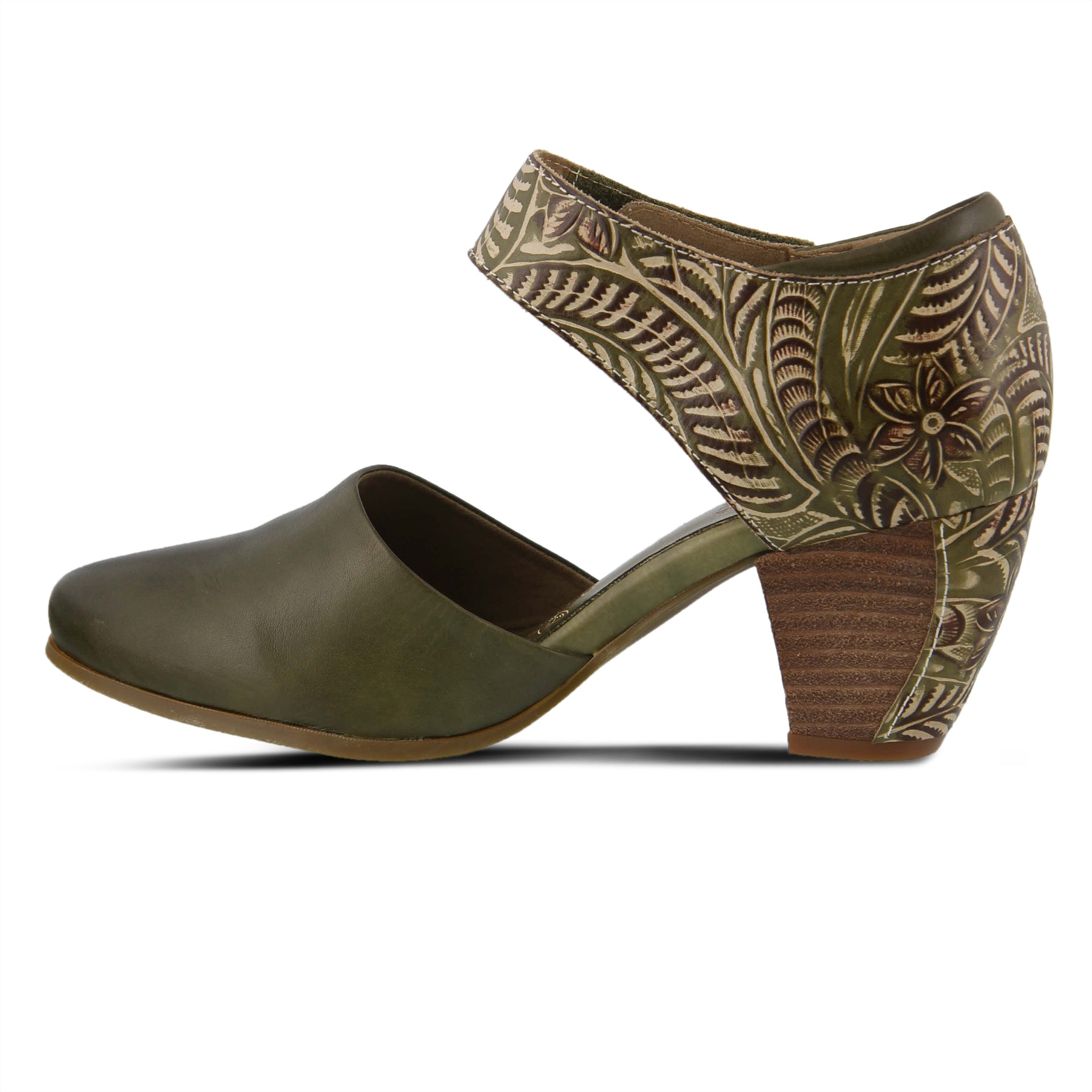 L'artiste Toolie Shoes | Leather-Wrapped Heel | Spring Step Shoes