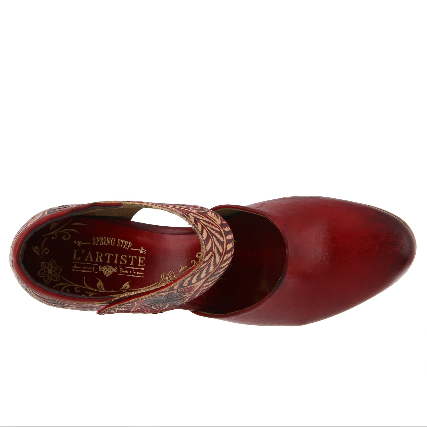 L'artiste Toolie Shoes | Leather-Wrapped Heel | Spring Step Shoes