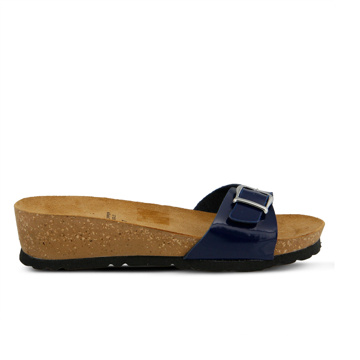 Spring Step SPRING STEP TRULUCKS SLIDE SANDAL sandal in navy with comfortable everyday design