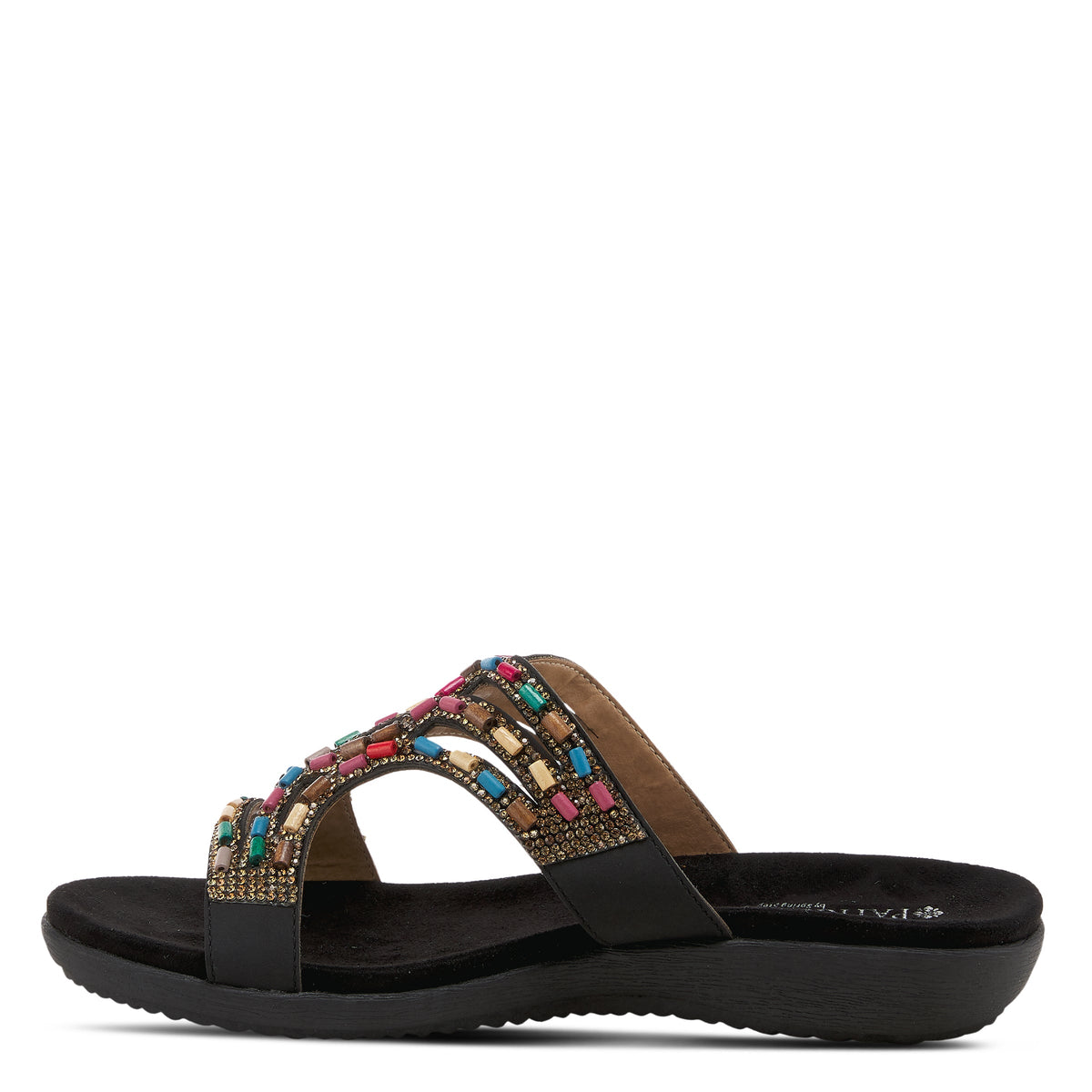 Patrizia PATRIZIA TWIRLING SLIDE SANDALS sandal in black with stylish fashion design