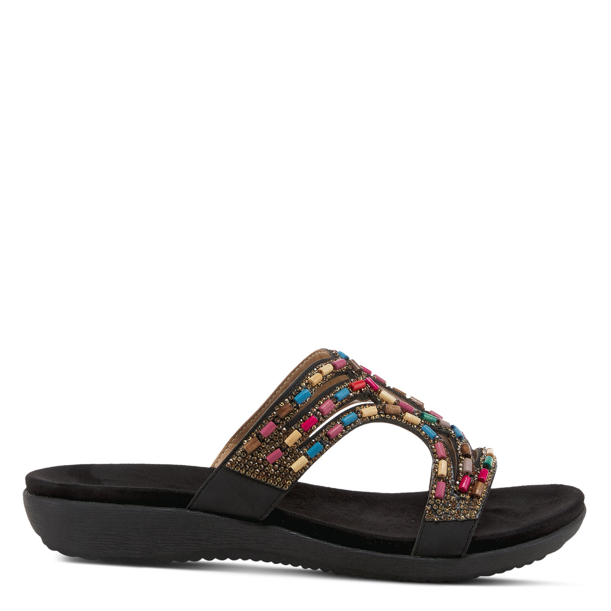 Patrizia PATRIZIA TWIRLING SLIDE SANDALS sandal in black with stylish fashion design