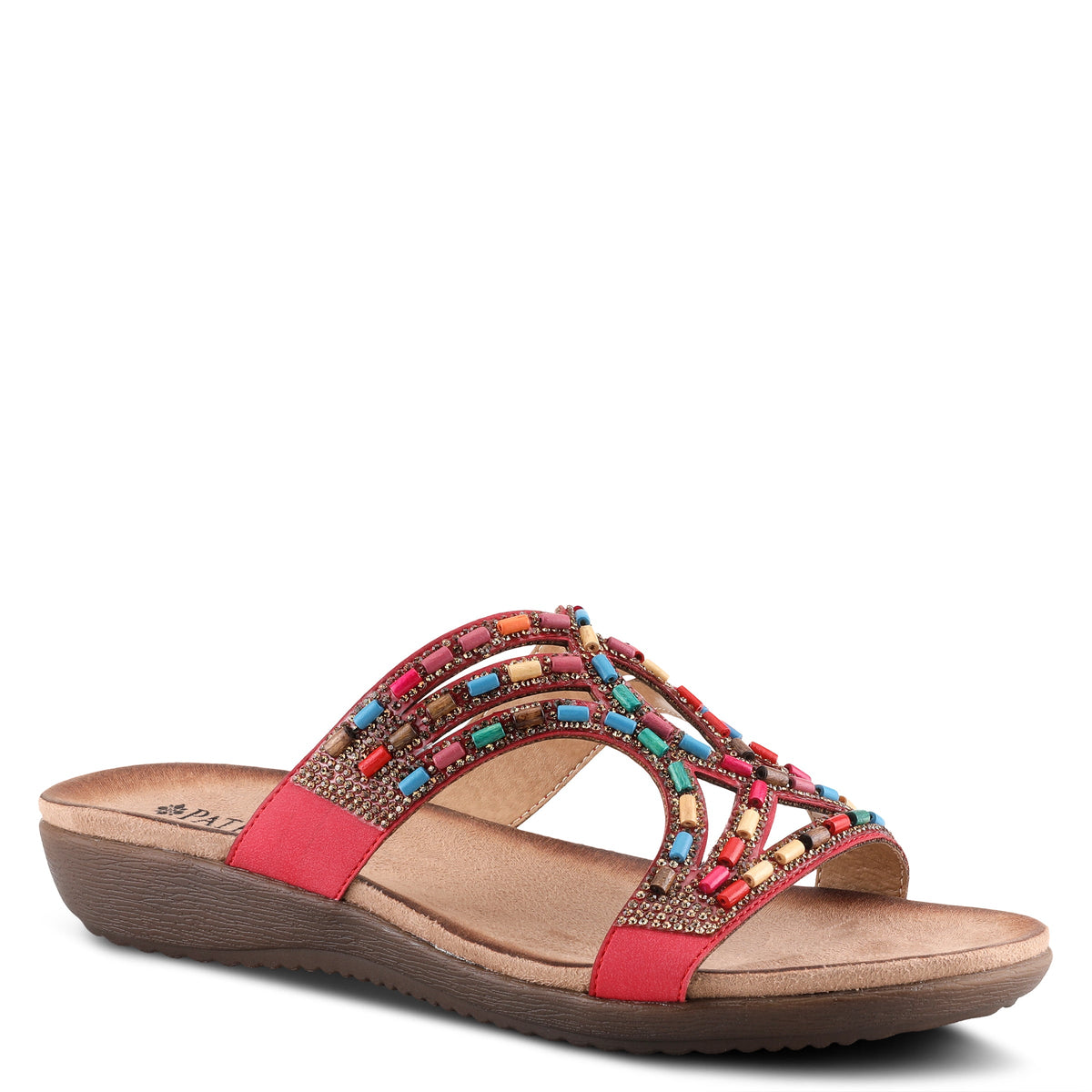 Patrizia PATRIZIA TWIRLING SLIDE SANDALS sandal in red with stylish fashion design