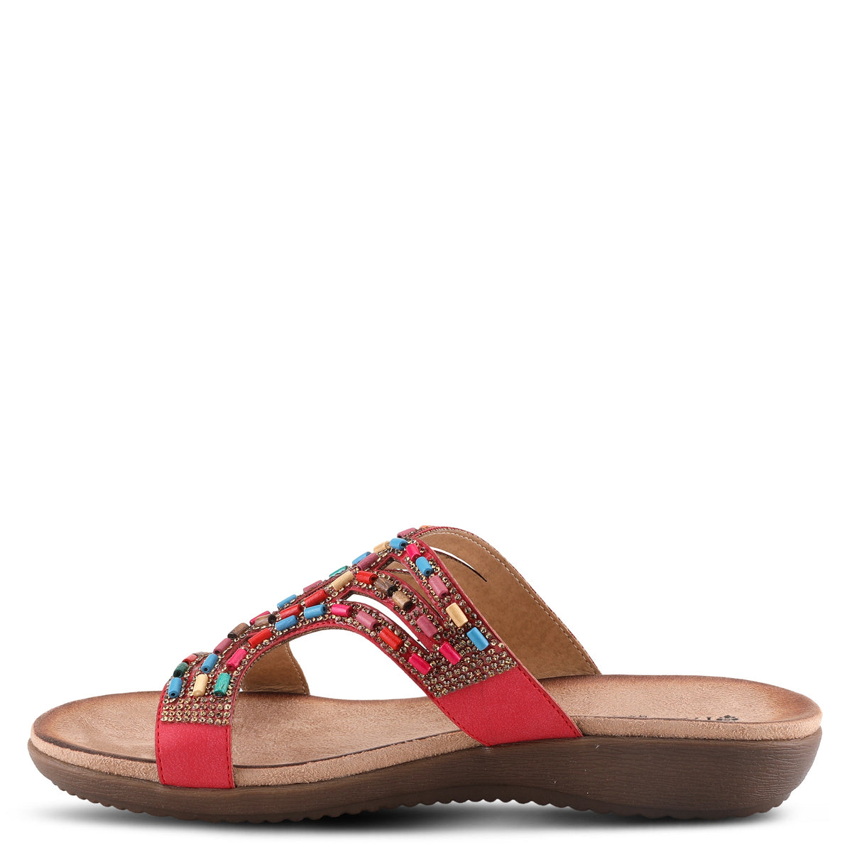 Patrizia PATRIZIA TWIRLING SLIDE SANDALS sandal in red with stylish fashion design
