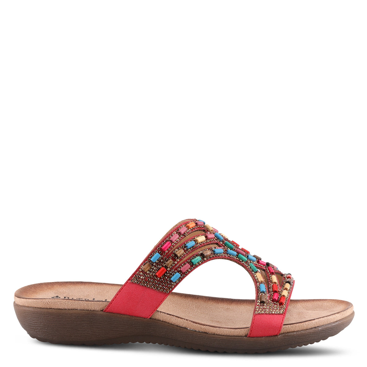 Patrizia PATRIZIA TWIRLING SLIDE SANDALS sandal in red with stylish fashion design