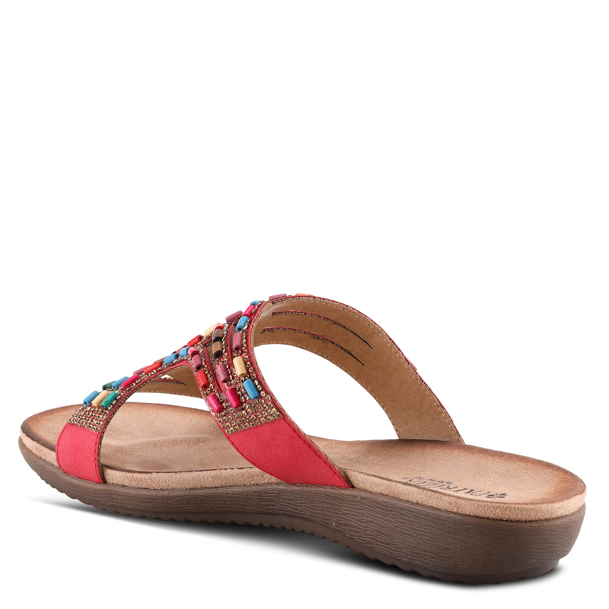 Patrizia PATRIZIA TWIRLING SLIDE SANDALS sandal in red with stylish fashion design
