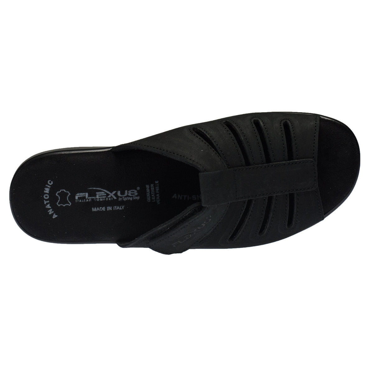 Flexus FLEXUS VAMP SLIDE SANDAL sandal in navy with flexible sole