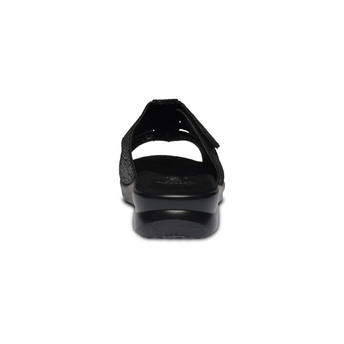 Flexus FLEXUS VAMP SLIDE SANDAL sandal in black nubuck with flexible sole