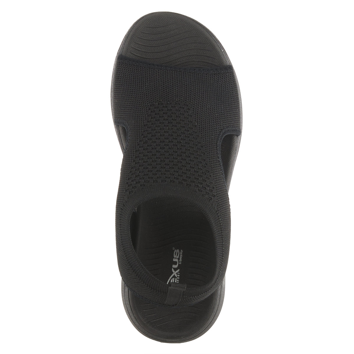 Flexus FLEXUS VULCAN SANDALS sandal in black with flexible sole