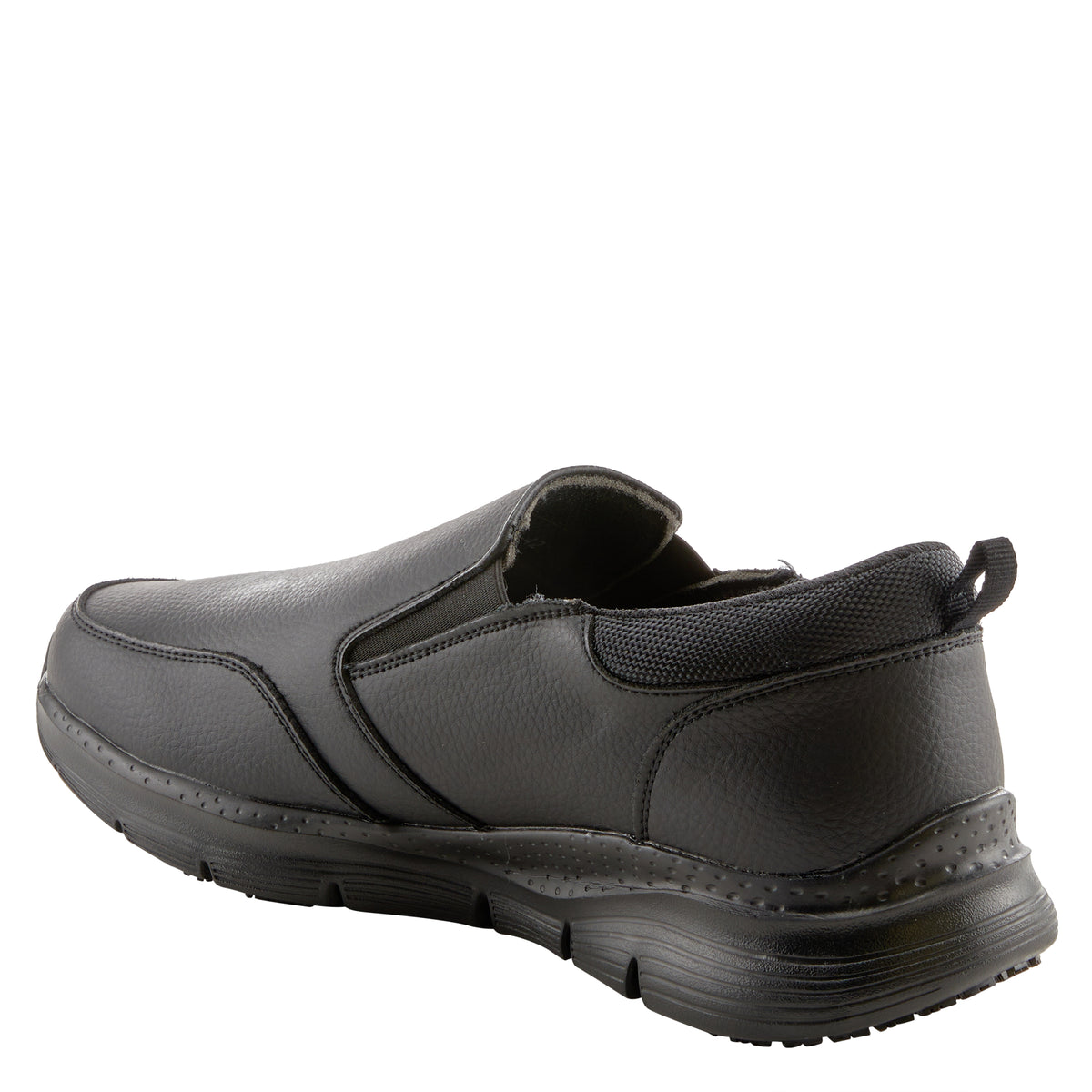 Spring Step Professional SPRING STEP PROFESSIONAL WHITAKER MEN'S SLIP-ON SHOES slip-on shoe in black with slip-resistant outsole