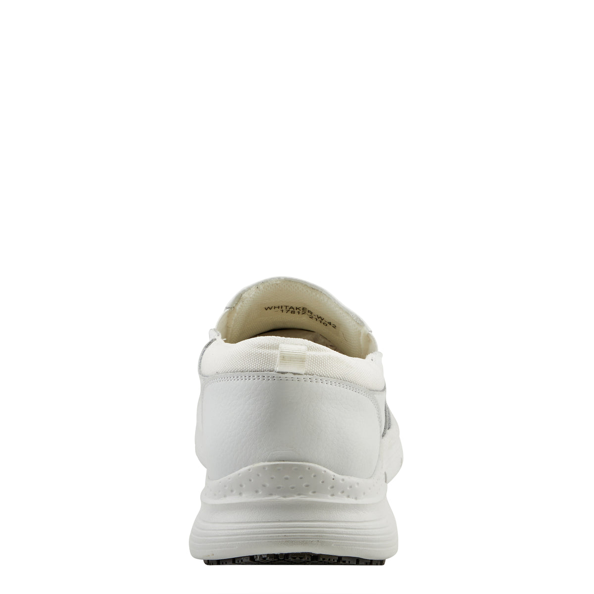 Spring Step Professional SPRING STEP PROFESSIONAL WHITAKER MEN'S SLIP-ON SHOES slip-on shoe in white with slip-resistant outsole