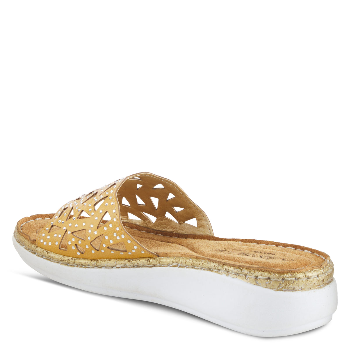 Flexus FLEXUS WINDOM SLIDE SANDAL sandal in black with flexible sole