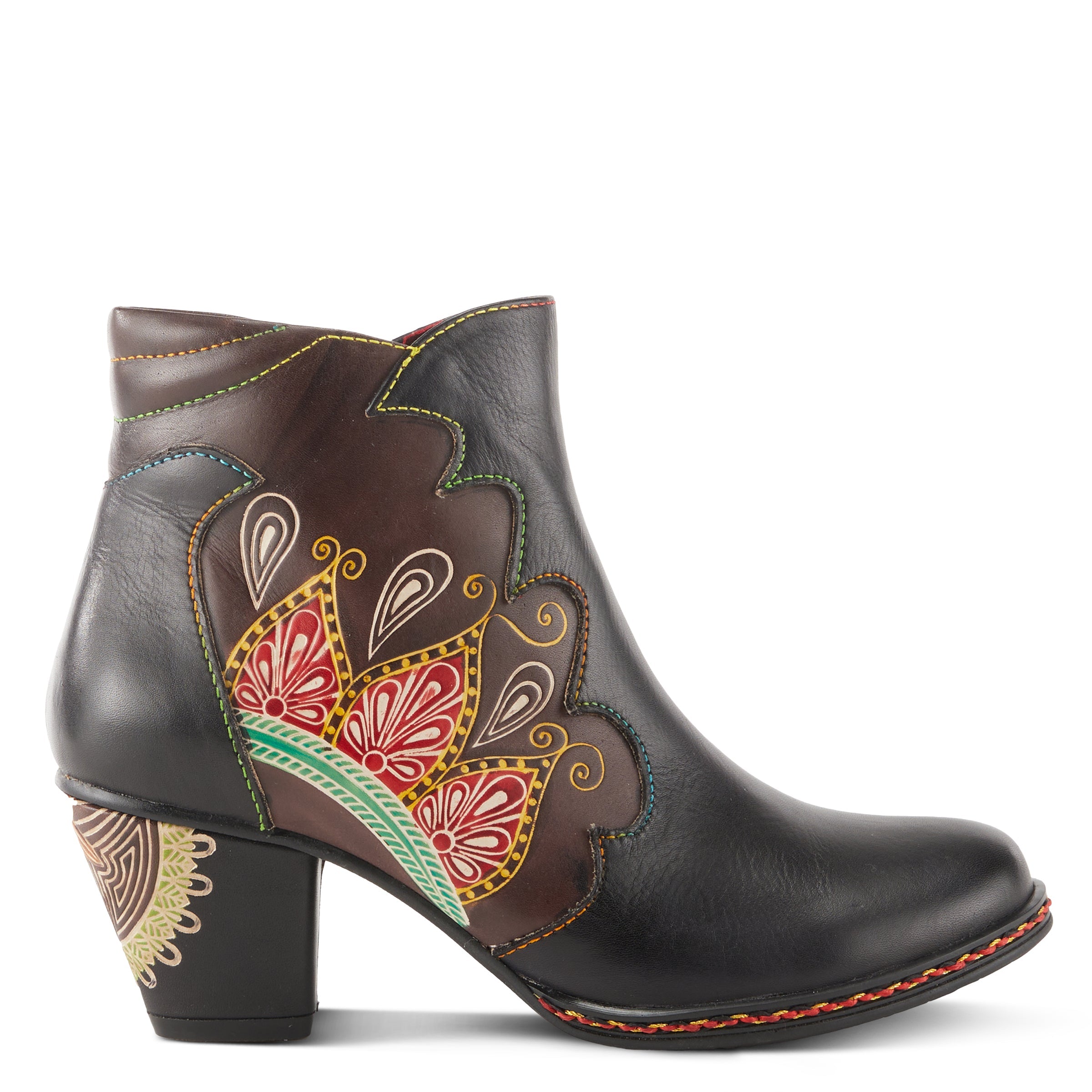 L'artiste Zamihi Boots: Embossed Design Boots – Spring Step Shoes