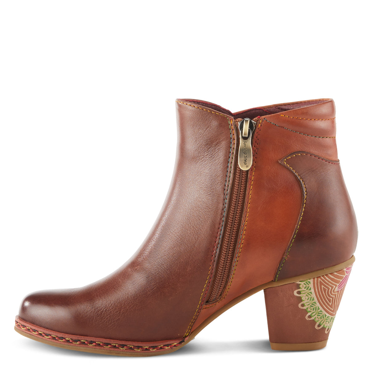 L'Artiste L'ARTISTE ZAMIHI BOOTS boot in brown with handcrafted leather design