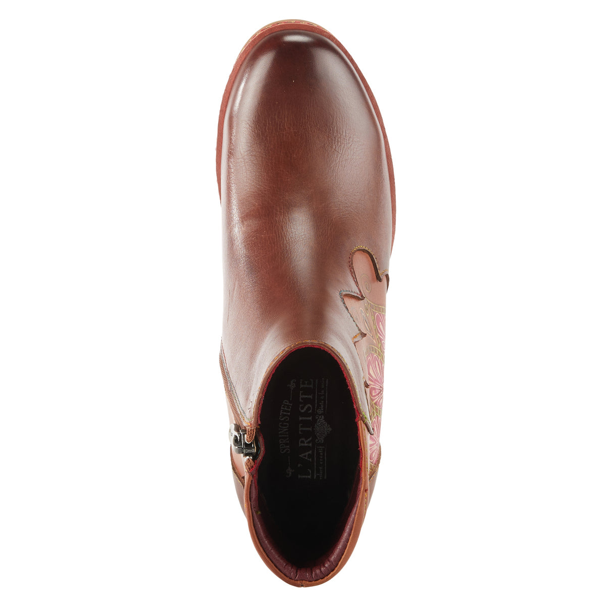 L'Artiste L'ARTISTE ZAMIHI BOOTS boot in brown with handcrafted leather design