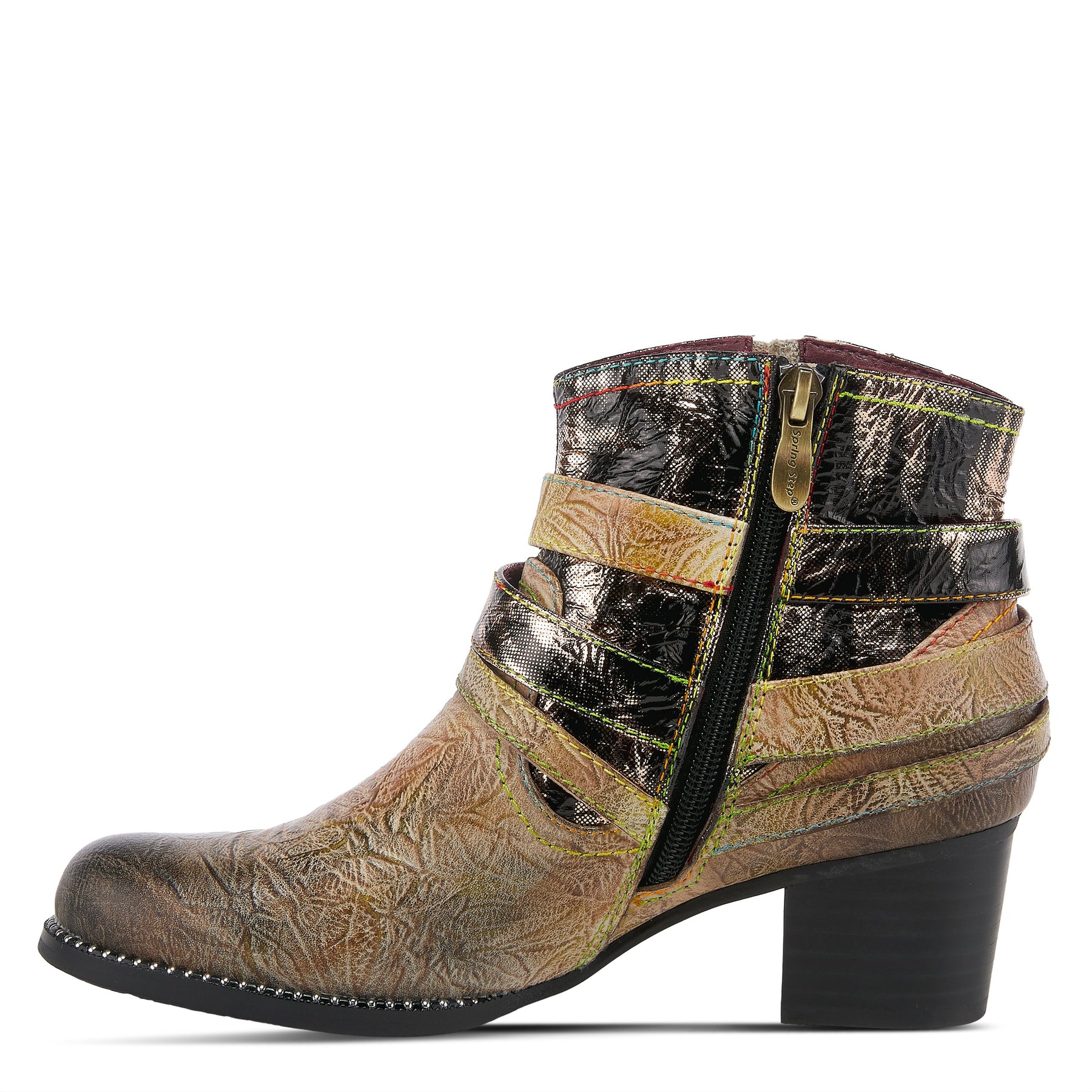 L'artiste Zhamsha-shine Western Booties – Spring Step Shoes