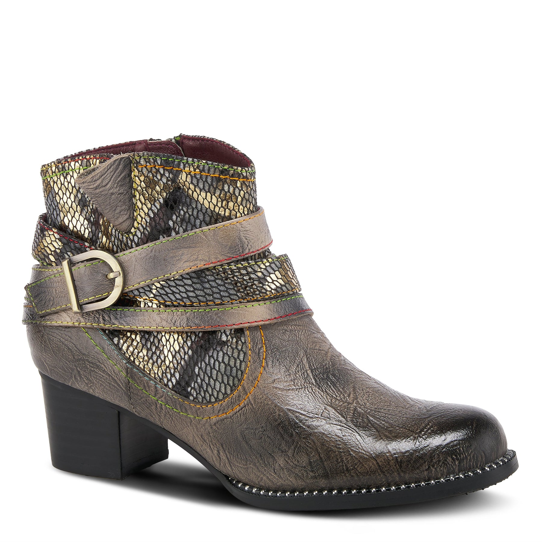 L'artiste Zhamsha-shine Western Booties – Spring Step Shoes