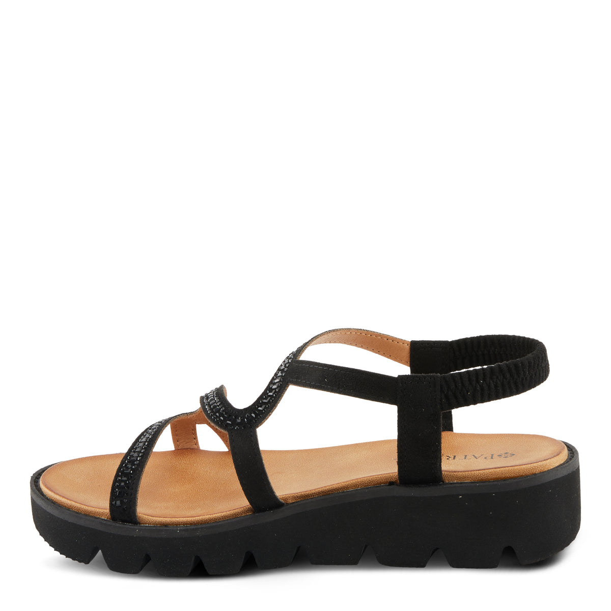 Patrizia PATRIZIA ZIGGED SANDALS sandal in black with stylish fashion design