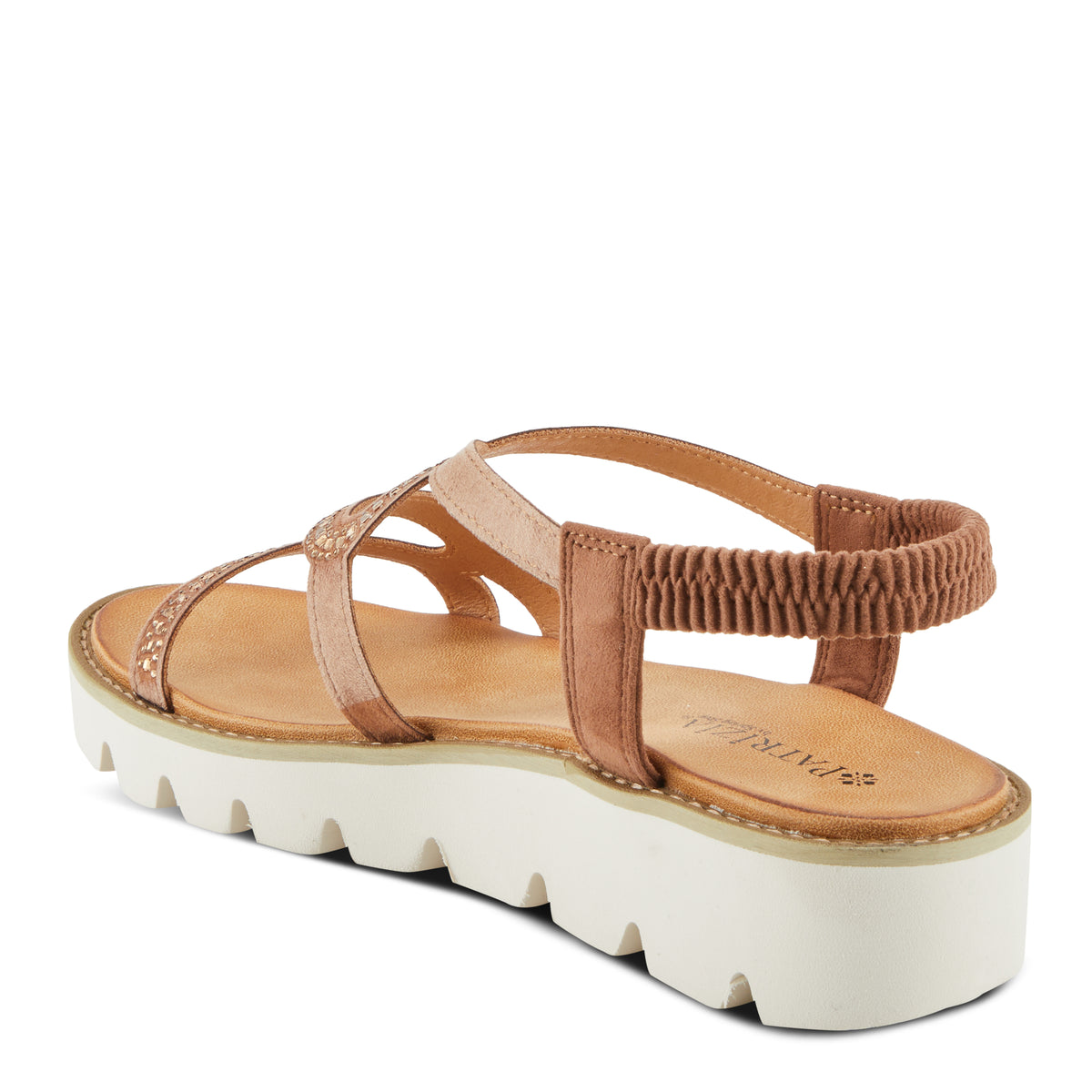Patrizia PATRIZIA ZIGGED SANDALS sandal in tan with stylish fashion design