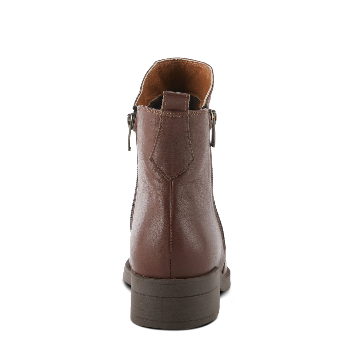 Spring Step SPRING STEP ZIPSTERING BOOTIE boot in brown with comfortable everyday design