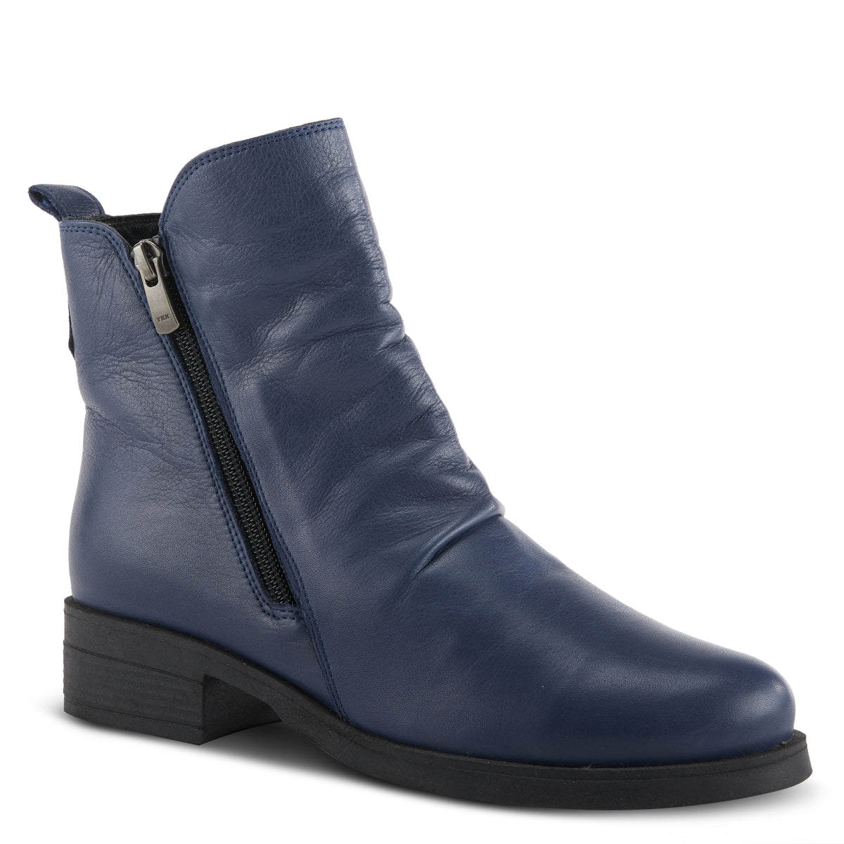 Spring Step SPRING STEP ZIPSTERING BOOTIE boot in navy with comfortable everyday design