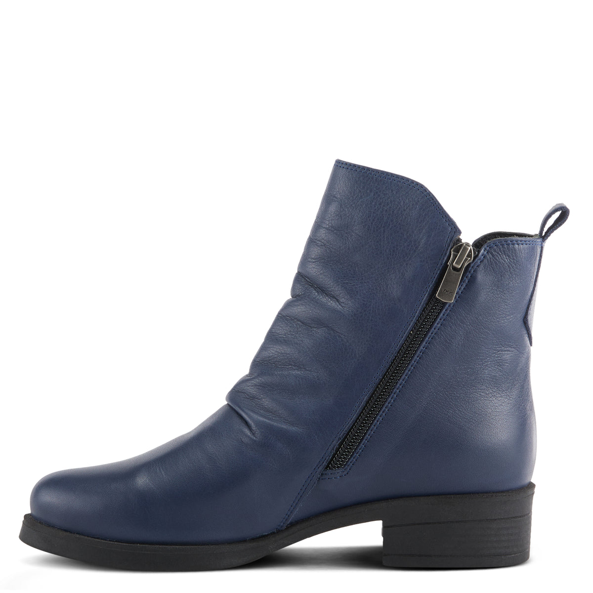 Spring Step SPRING STEP ZIPSTERING BOOTIE boot in navy with comfortable everyday design