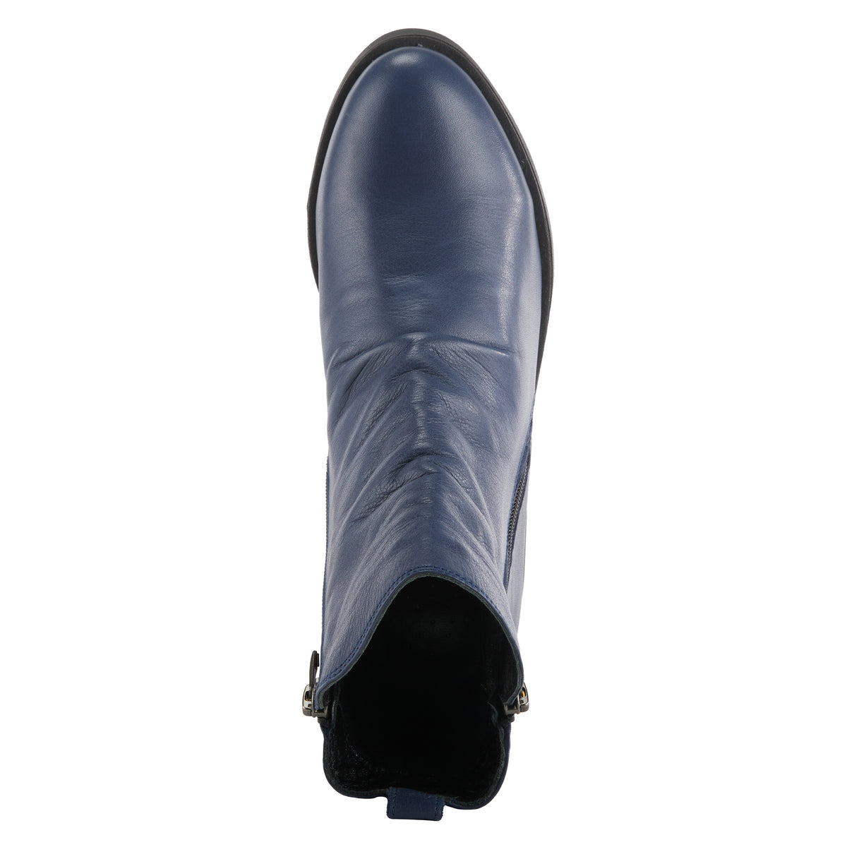 Spring Step SPRING STEP ZIPSTERING BOOTIE boot in navy with comfortable everyday design