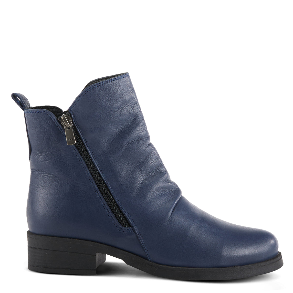 Spring Step SPRING STEP ZIPSTERING BOOTIE boot in navy with comfortable everyday design